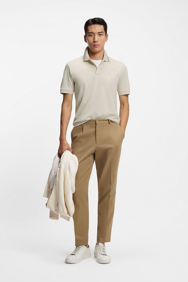 ΜΠΛΟΥΖΑ POLO BOSS - 131 ΕΚΡΟΥ